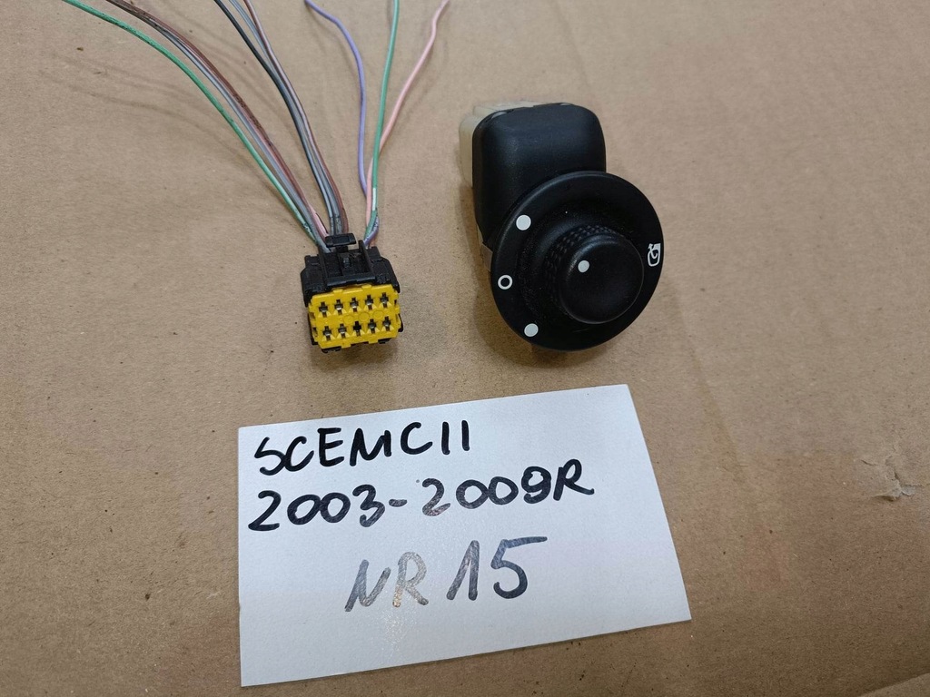 фото №1, Панель регулировка зеркал штекер scenic ii 2