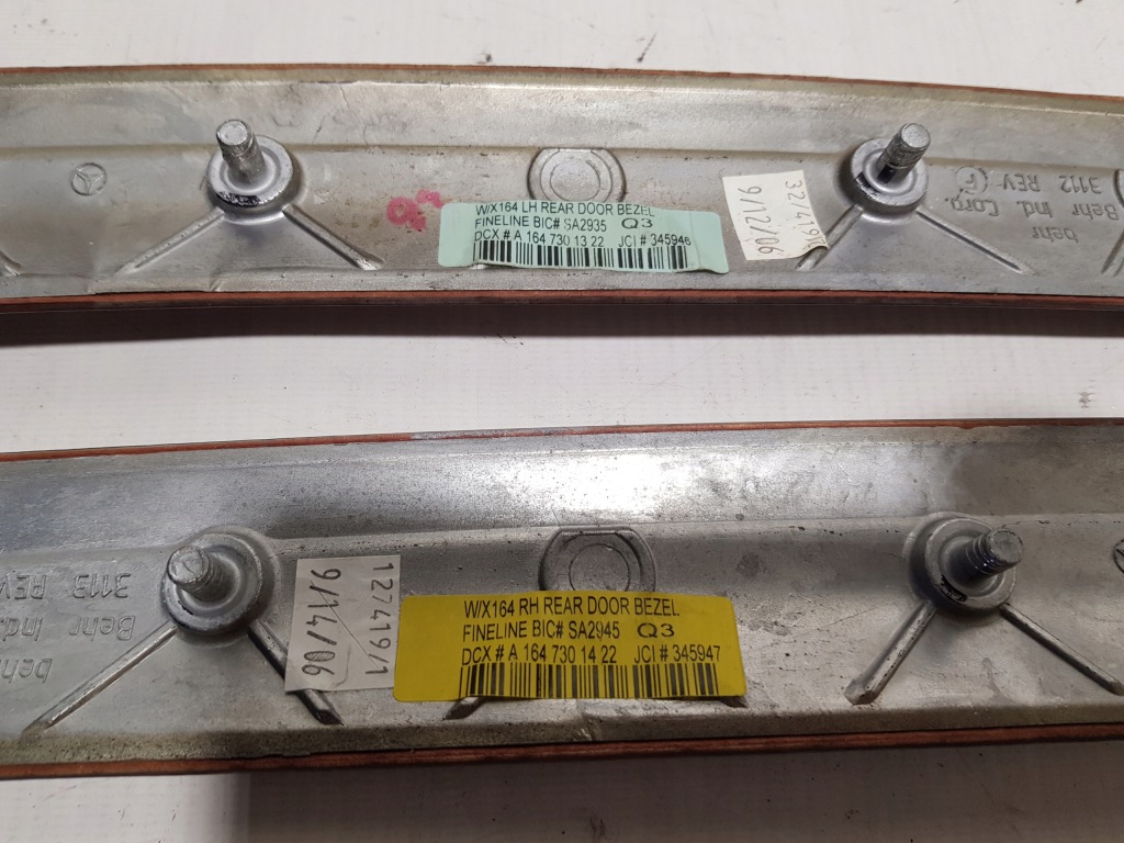 фото №9, Mercedes ml w164 gl x164 drewno декоры накладки дверь комплект