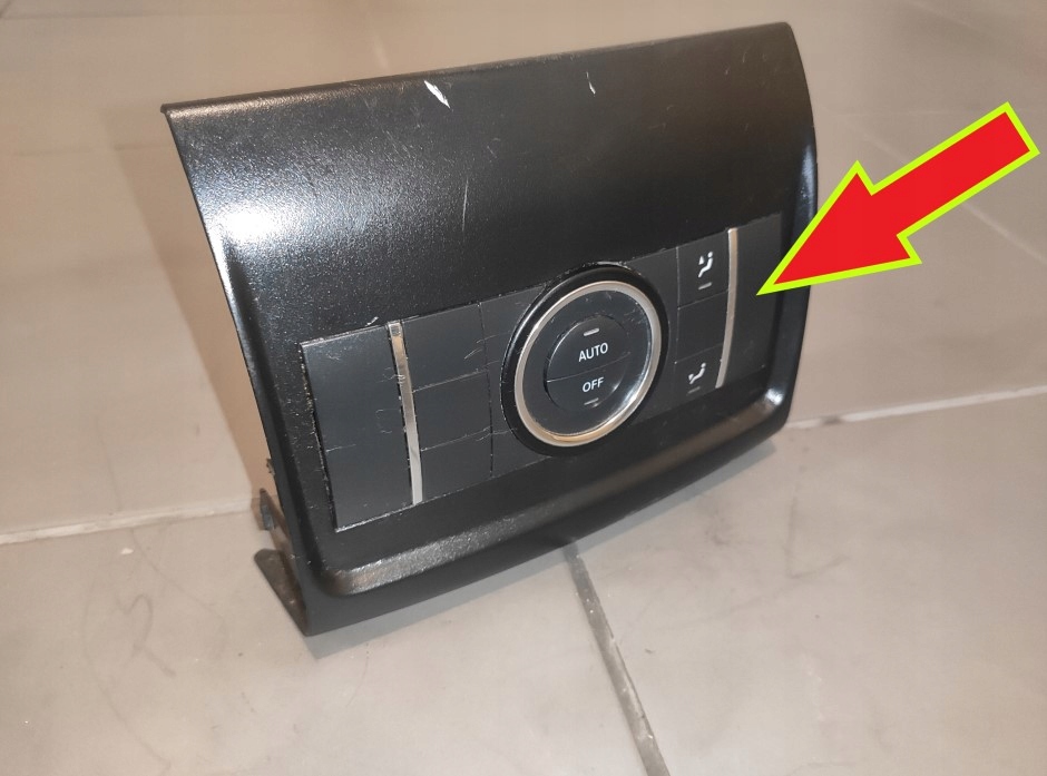 фото №2, Mercedes w251 w164 r-klasa панель керування кондиціонера обдув задня