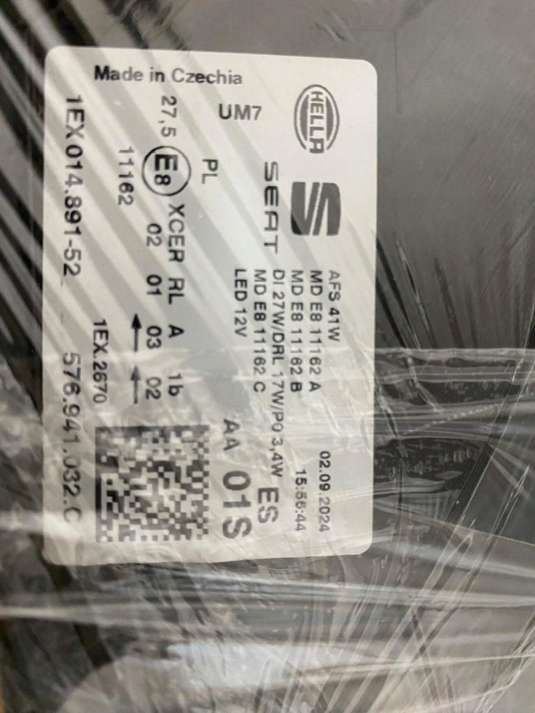 Лампа правая передняя seat ateca рестайлинг  full led 576941032c правый перед Доставка