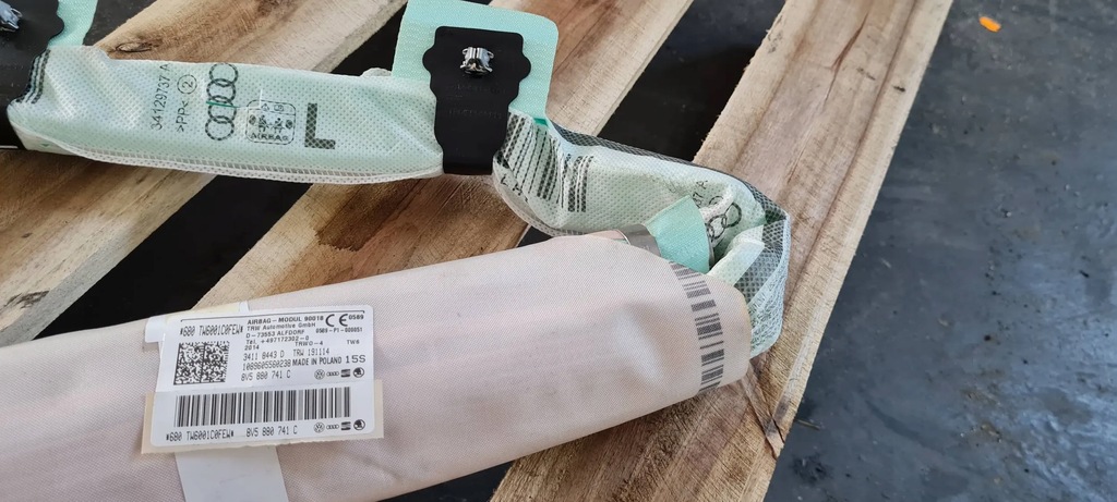 фото №11, S3 8v sedan a3 шторка безопасности воздушная левая левый перед 8v5880741c