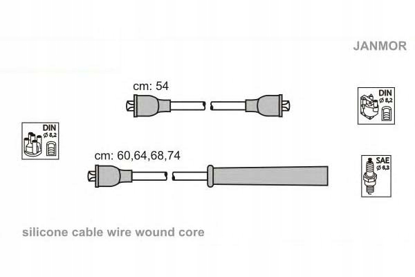фото №1, Набір трубопровід запалювання janmor fs1 anadol escort