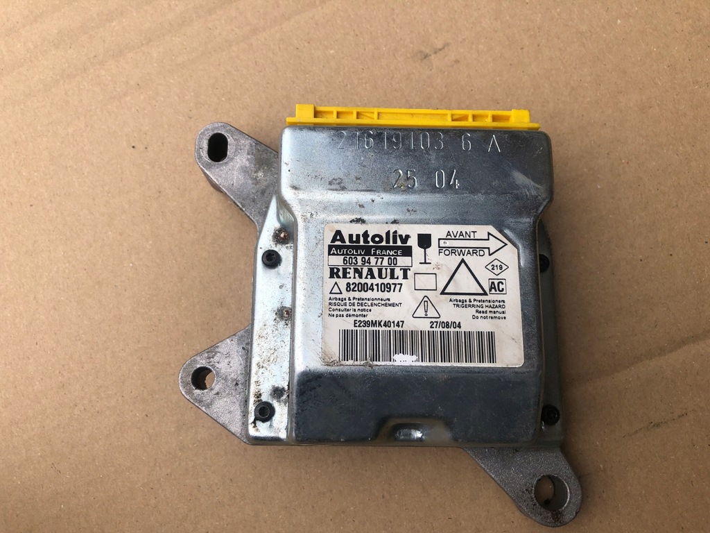 фото №1, Датчик модуль подушка безопасности renault laguna ii 01-07