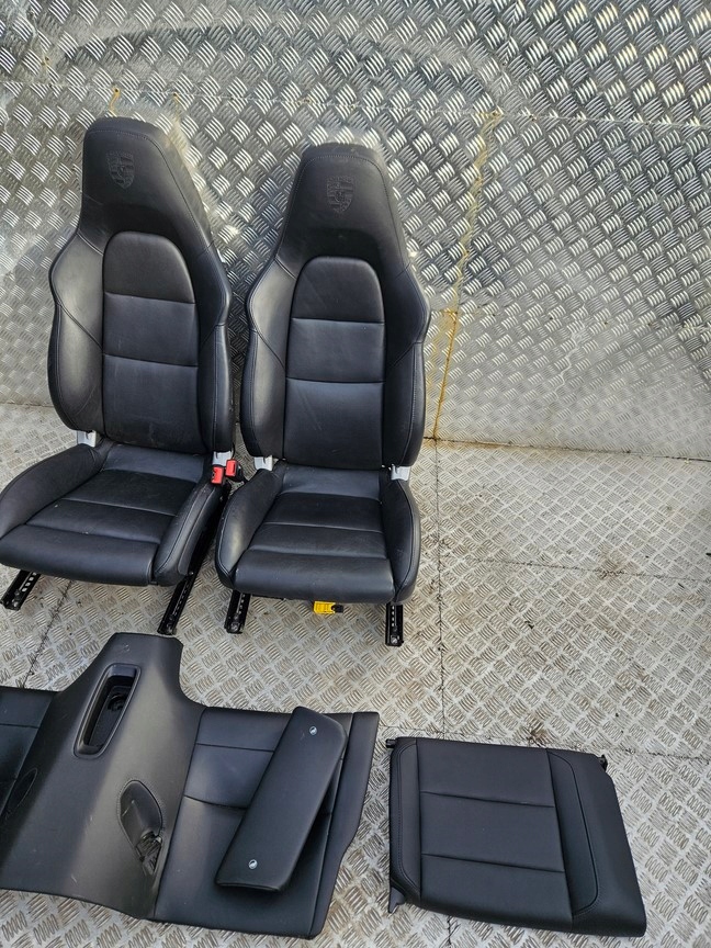 фото №7, Сиденье сиденья заднее сиденье спинка porsche carrera 911 991 gts cabrio чёрные