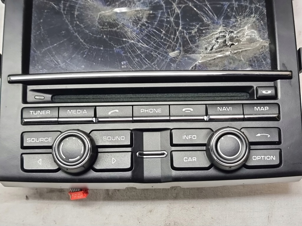 фото №3, Porsche cayenne 7p5 панель радио