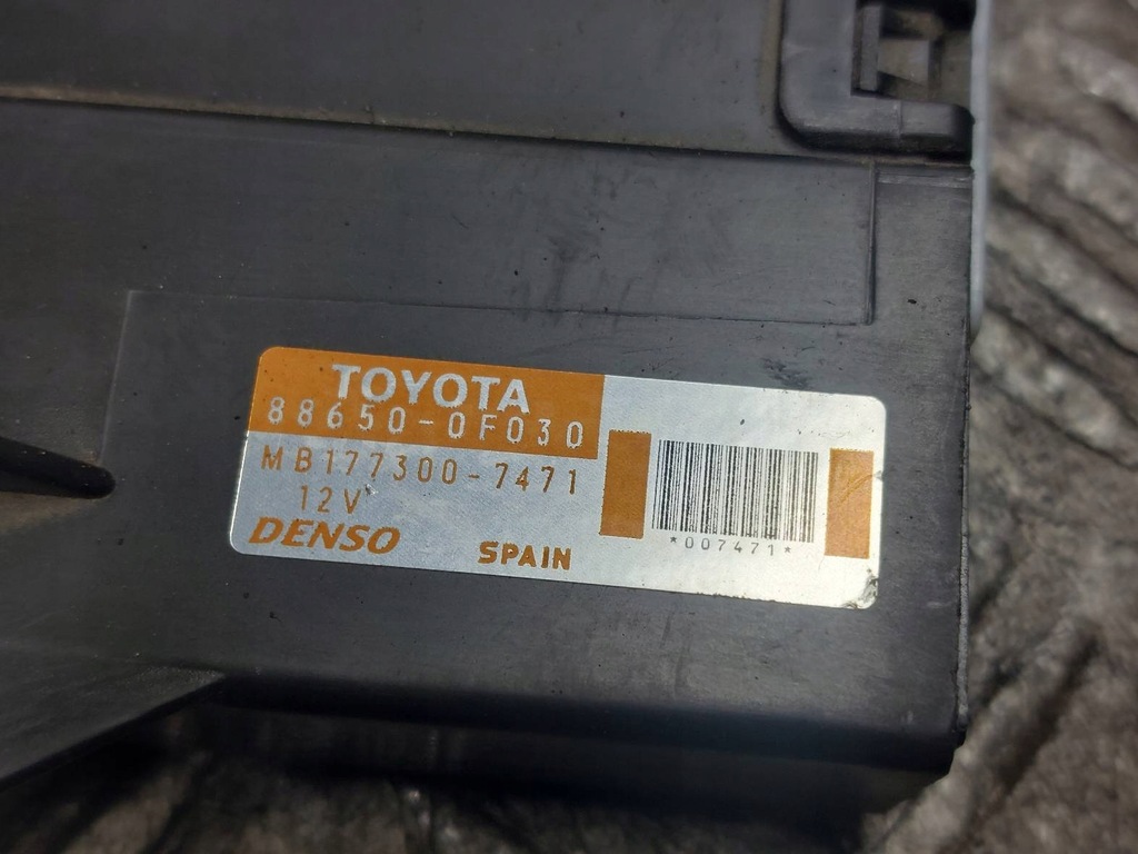 фото №10, Набор стартовый toyota corolla verso ii 2.0 d4d 89661-0f010