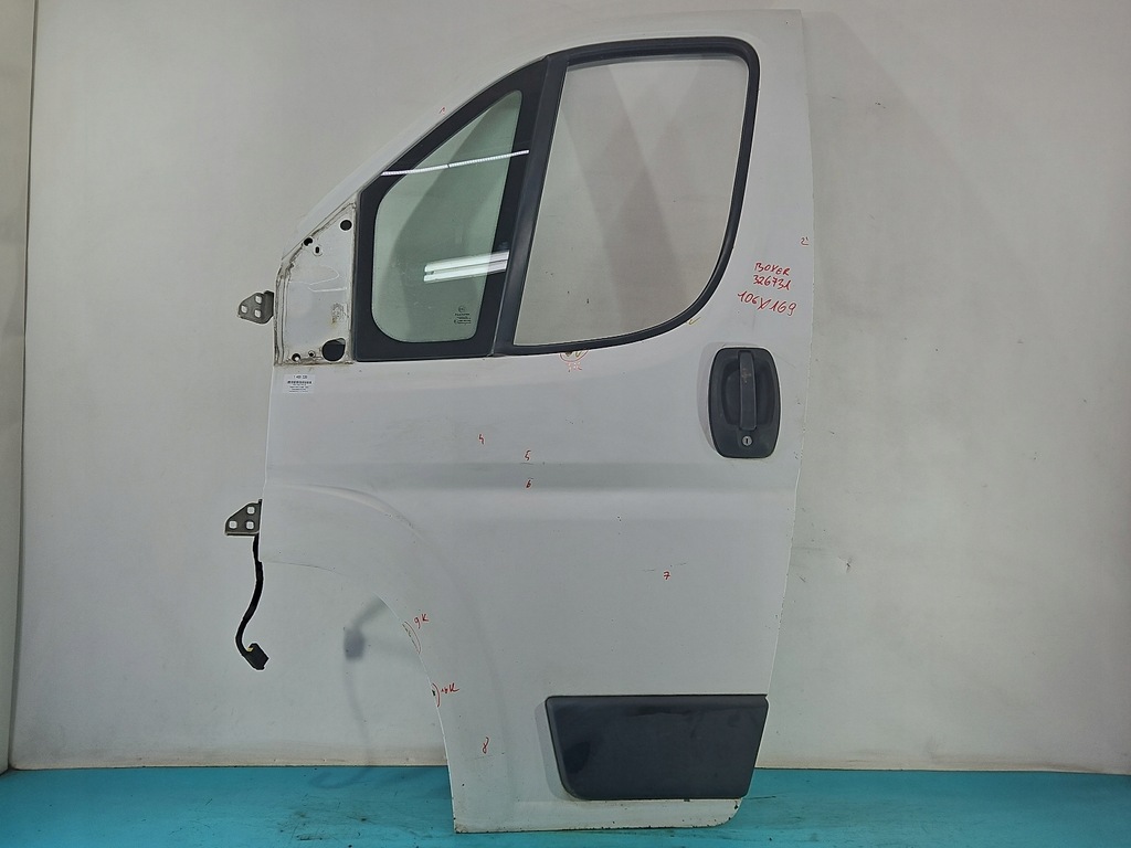 фото №2, Двері перед ліва peugeot boxer ii 06- білий