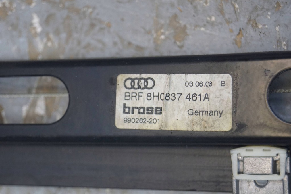 фото №15, Audi a4 b7 cabrio подъемник стекло левый 8h0837461a mh84