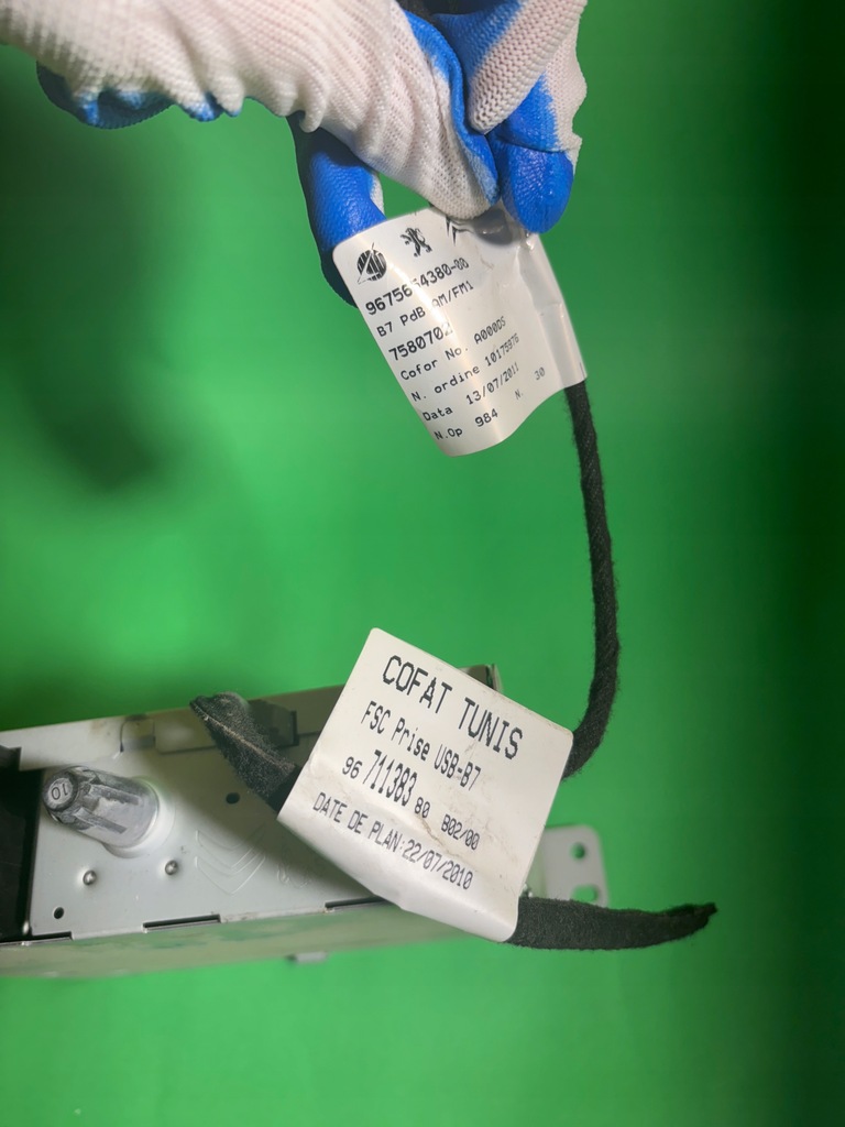 фото №3, Citroen c4 b7 радіо зчитувач 9676838180