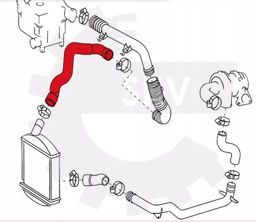 фото №4, Шланг труба интеркулер mercedes vito w638 cdi