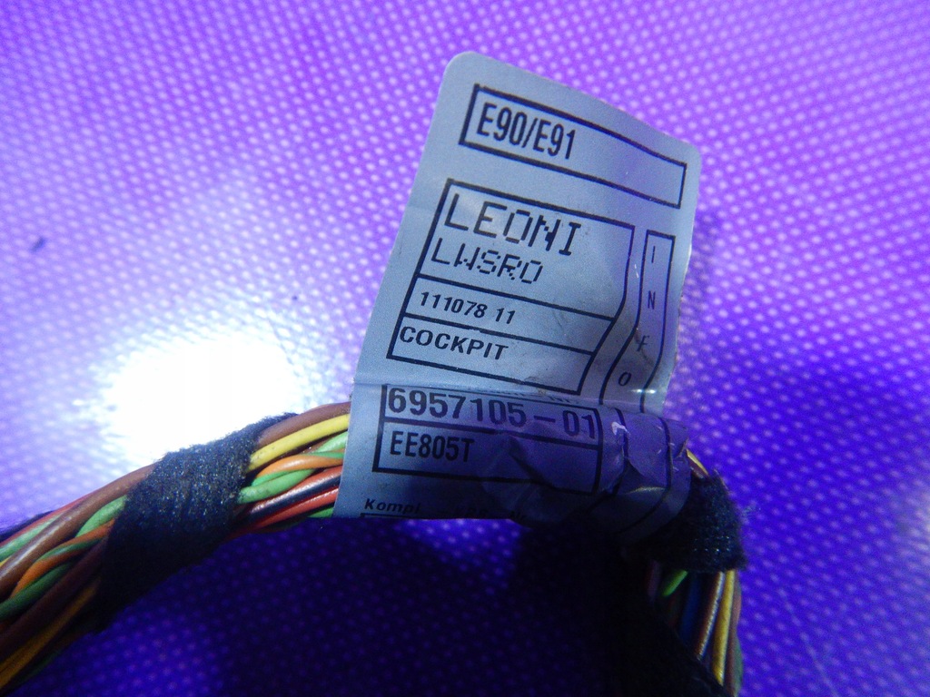 фото №6, Bmw e90 2,0 n46 джгут електропроводка панелі 6928670