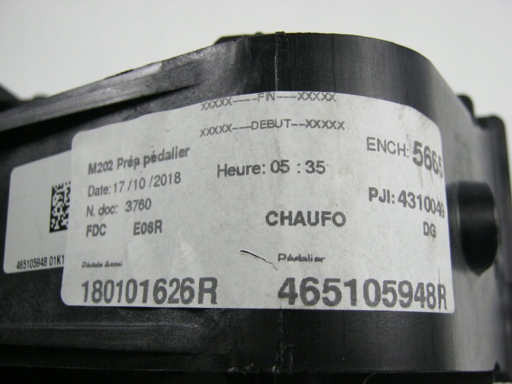 фото №6, Renault оригінальний номер педаль гальма зчеплення master iv