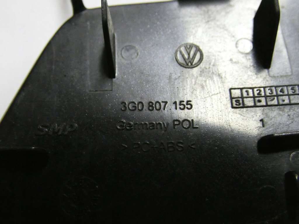 фото №11, Заглушка бампера, захист фаркоп буксирувальний vw passat b-8 przed lift