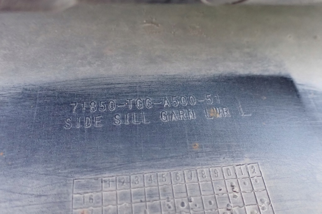 фото №13, Honda civic x type r молдинг порог левая 71800-tgg-a500-51 lh