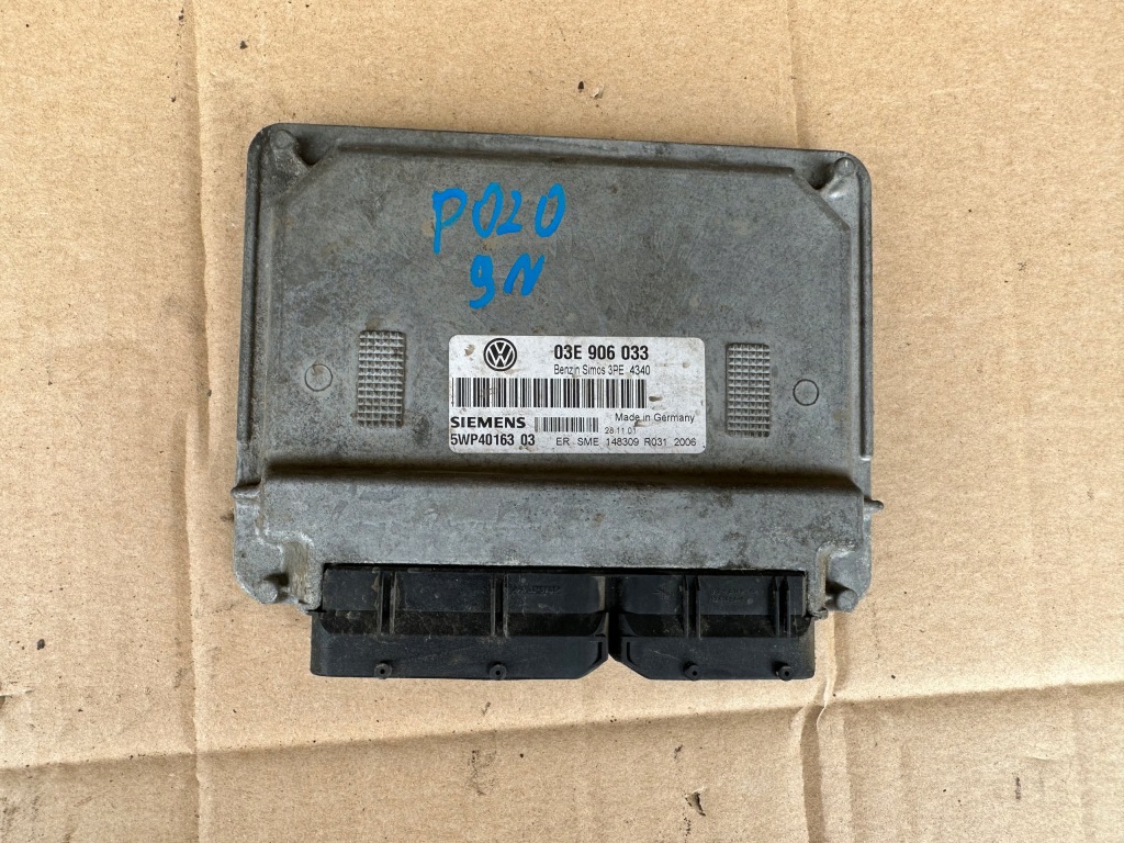 фото №1, Бортовой компьютер двигателя vw volkswagen polo 9n 01-05