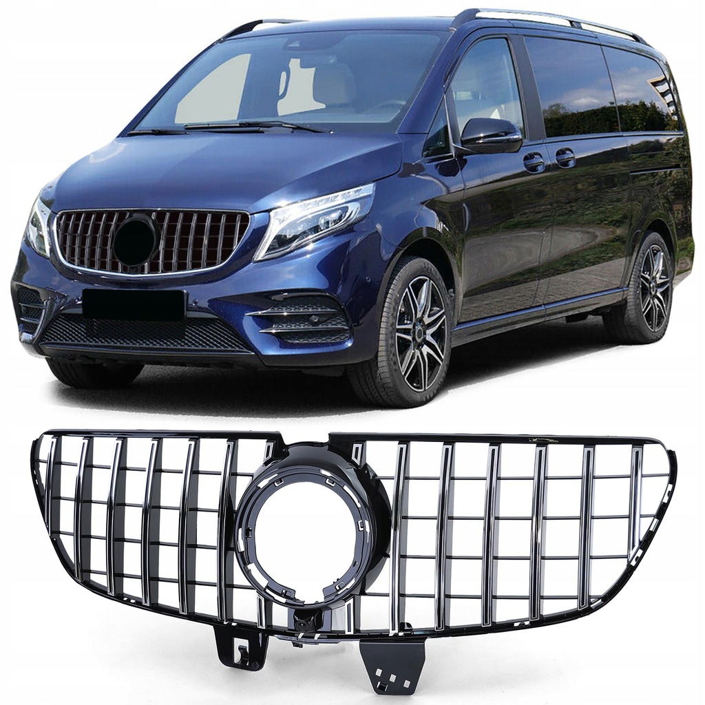 фото №1, Решётка радиатора panamericana gt-r mercedes v klasa w447 19+