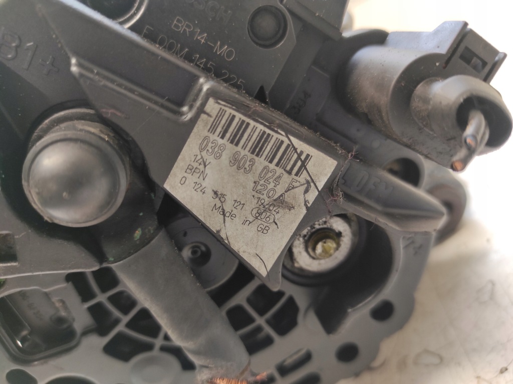 фото №5, Seat toledo 2 ii 98- 1.9tdi генератор 120a 038903024f