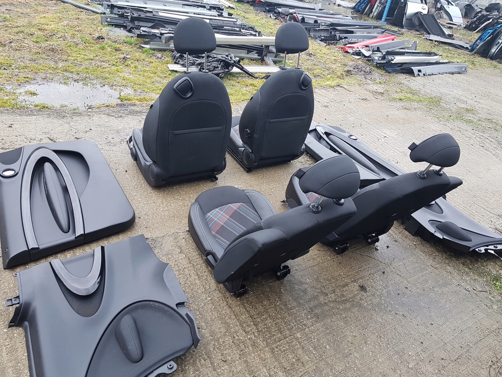 фото №6, Mini paceman r61 10r- сидіння заднє сидіння обшивки