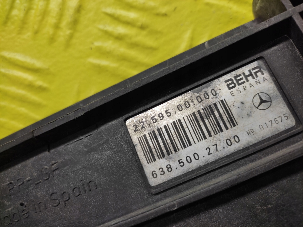 Mercedes vito 2.3 d вентилятор радиатора 6385000493 с Разборки