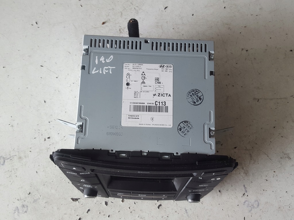 фото №2, Hyundai i40 lift 15-18r радио cd радиопроигрыватель
