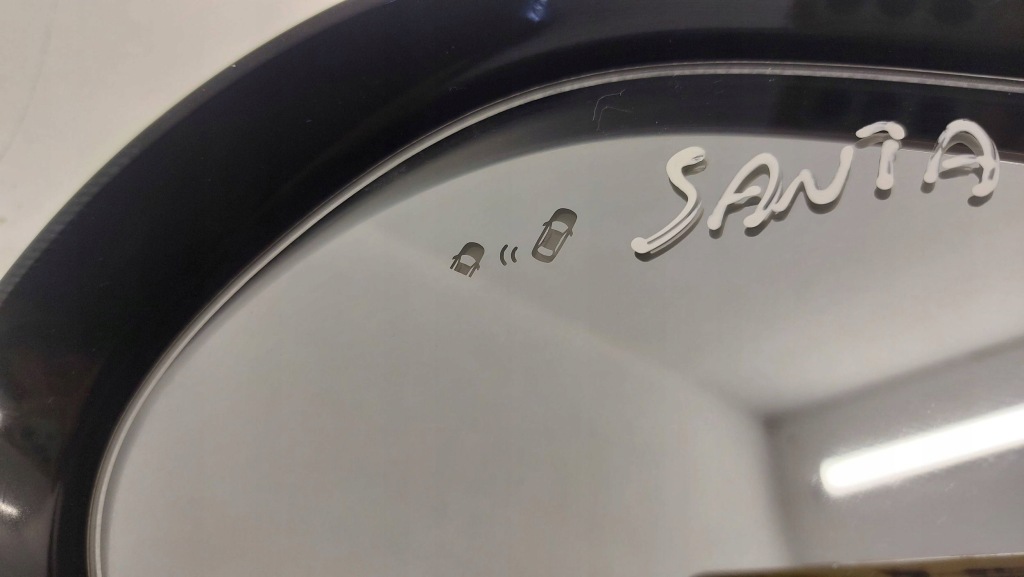 Santa fe 3 рестайлинг  19r зеркало левая 10 pin камера ассистент европа Киев