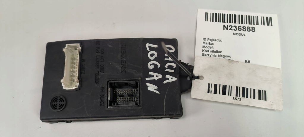 фото №1, Модуль bcm 8200296328b dacia logan