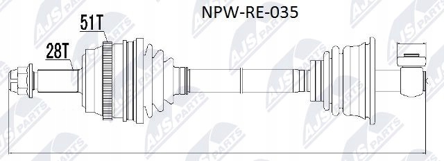 фото №10, Привідний вал привідна renault master ii 2.2dci 00- /gear box pk5/pf1/ /ліва/