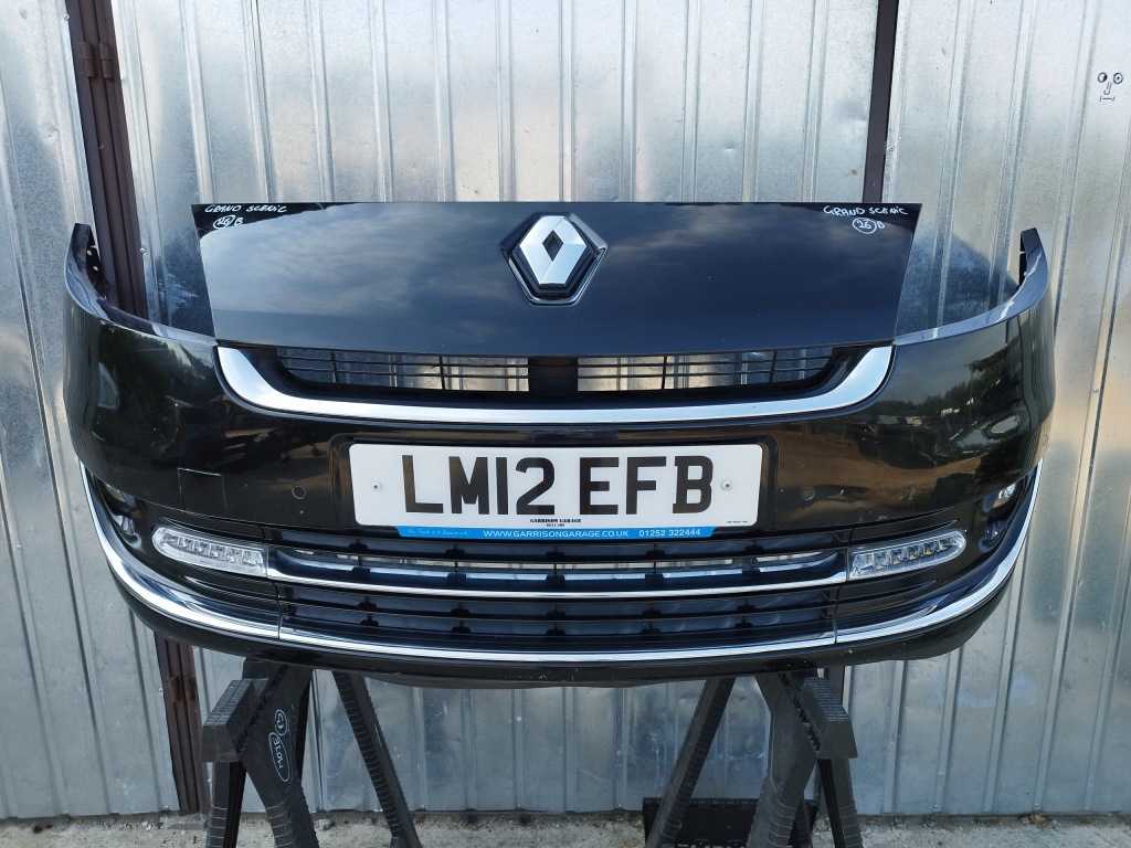 фото №1, Бампер перед хром renault grand scenic iii 3 lift 2012-2016 tegne led pdc