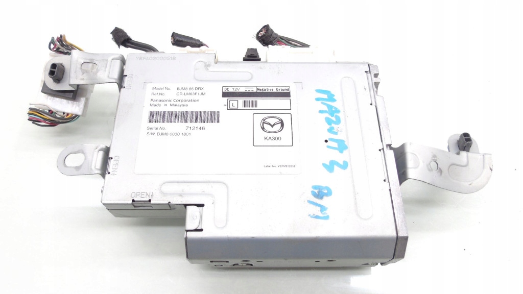 фото №1, Модуль блок керування радіо mazda 3 iii bm bjm866drx