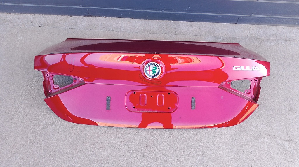 фото №1, Alfa romeo giulia qv крышка багажника багажника czerwona ładna