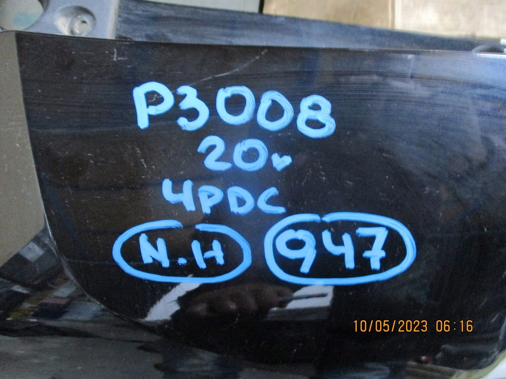 фото №11, Бампер задняя peugeot 3008 ii 4 pdc задний