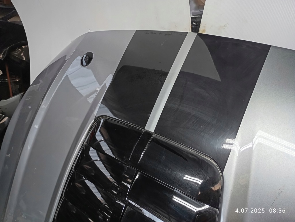 Капот крышка двигателя alu ford mustang gt500 стиль 2018-2023 в Украине