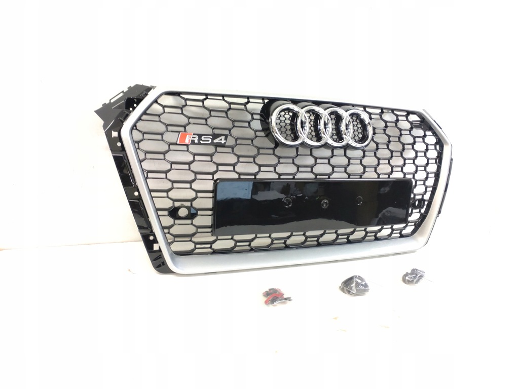 фото №7, Rs4 решітка радіатора бампера решітка радіатора радіатора audi a4 b9 2015-19 s-line pdc silver