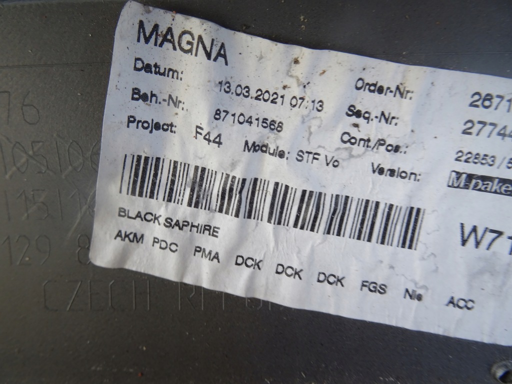 фото №9, Бампер перед bmw 2 f44 m-pakiet