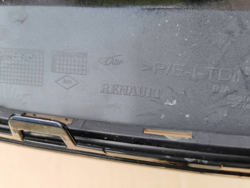 фото №10, Renault clio 5 v 19- решётка радиатора решётка радиатора бампера молдинг 620782147r