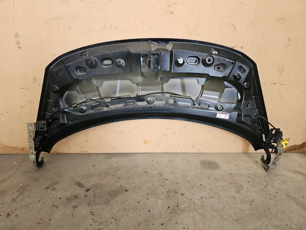 фото №6, Peugeot 3008 i 2009- капот крышка двигателя + петли ktvd czarna