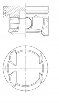 Поршень opel adam 1,2 12- 73,40 Ціна