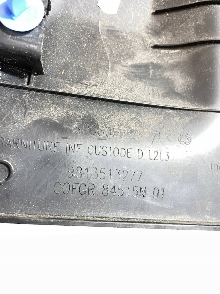 фото №7, Обшивка захист стійка лівий задня expert jumpy iii 3 proace ii 2 - 9813513277