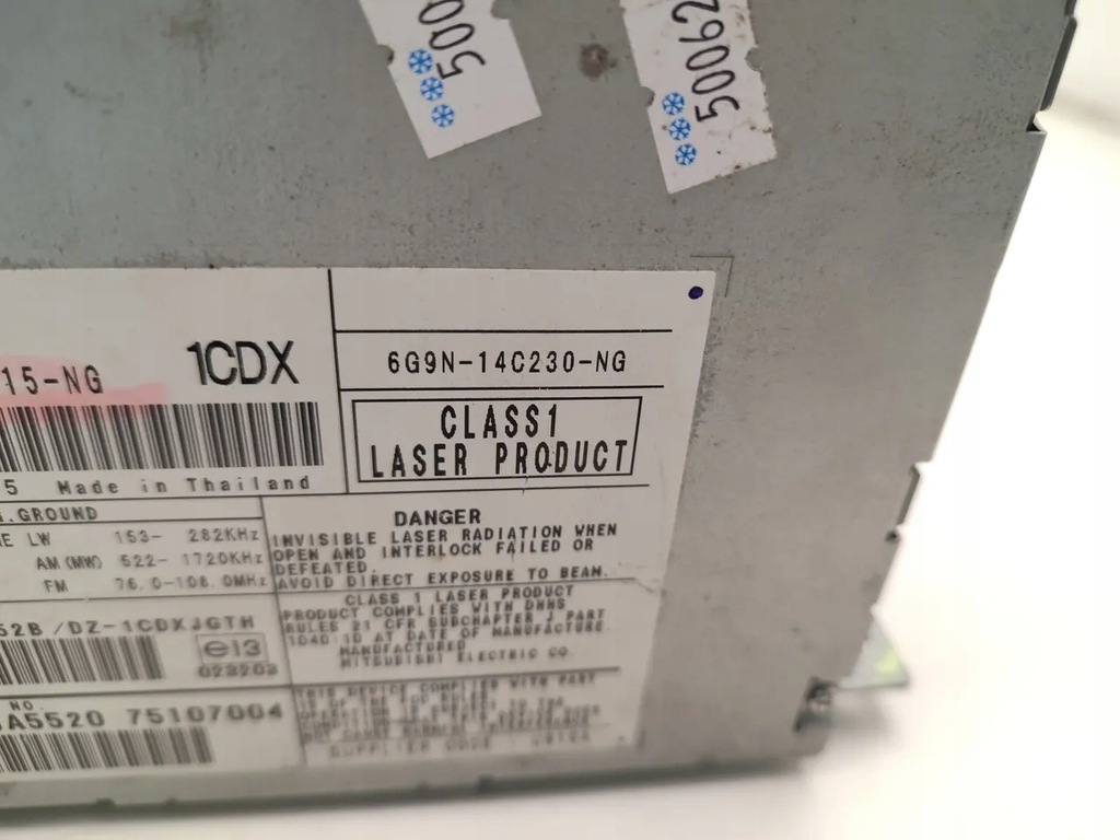 фото №7, Land rover freelander 2 радио cd player. 2007 suv 4/5dr 6g9n-14c230-ng