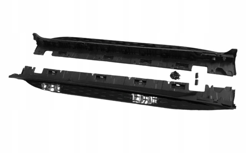 фото №9, Комплект порог чёрных боковой бока do mercedes glc x253 c253 black