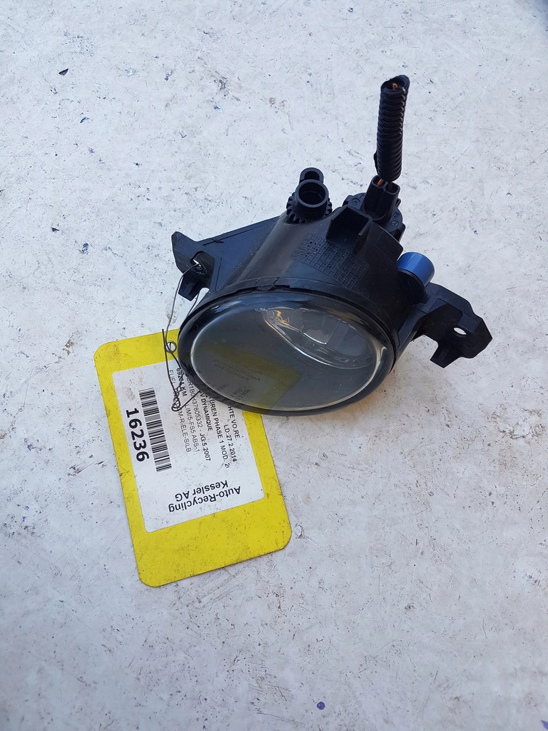 фото №2, Протитуманна фара правий перед renault clio iii 3 8200002470