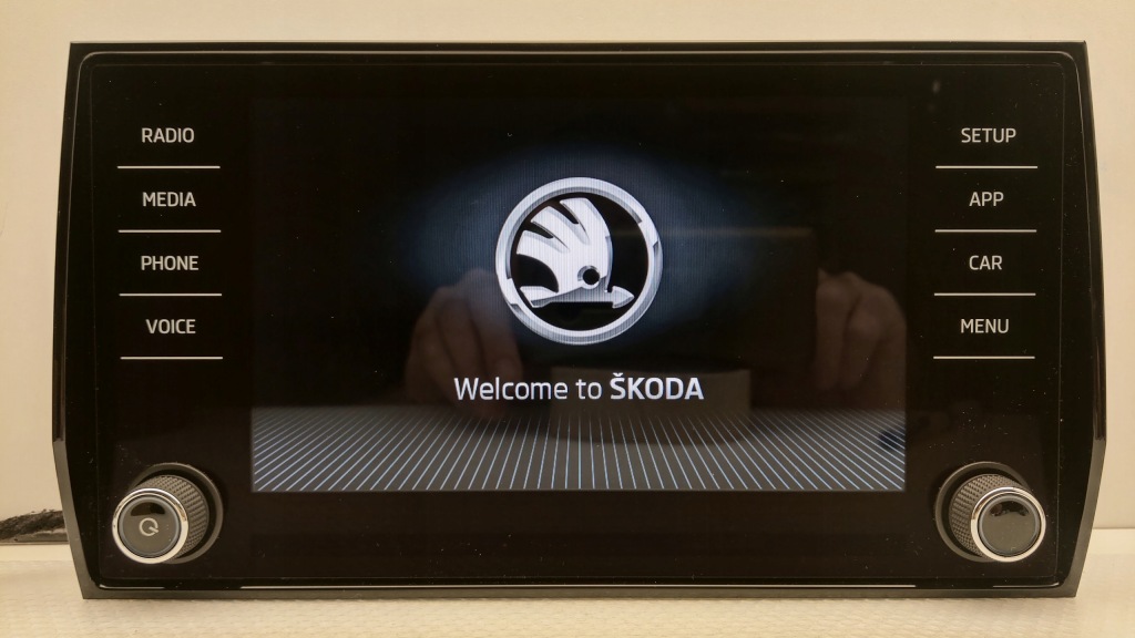 фото №1, Екран дисплей радіо 565919605c skoda kodiaq