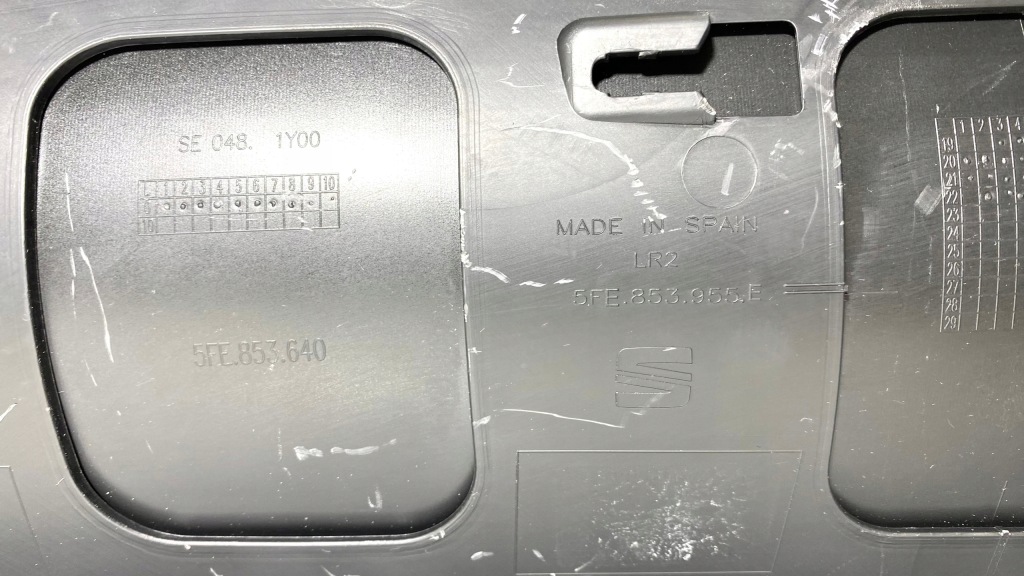 фото №12, Накладка крышки багажника seat leon iv cupra 5fe853640 5fe853955e