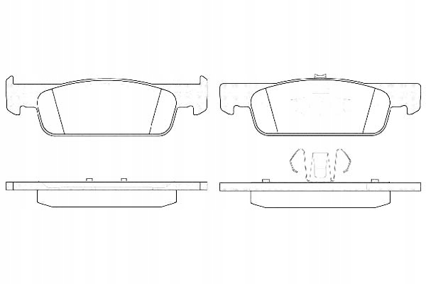 фото №1, Remsa тормозные колодки тормозные dacia logan ii 1.2