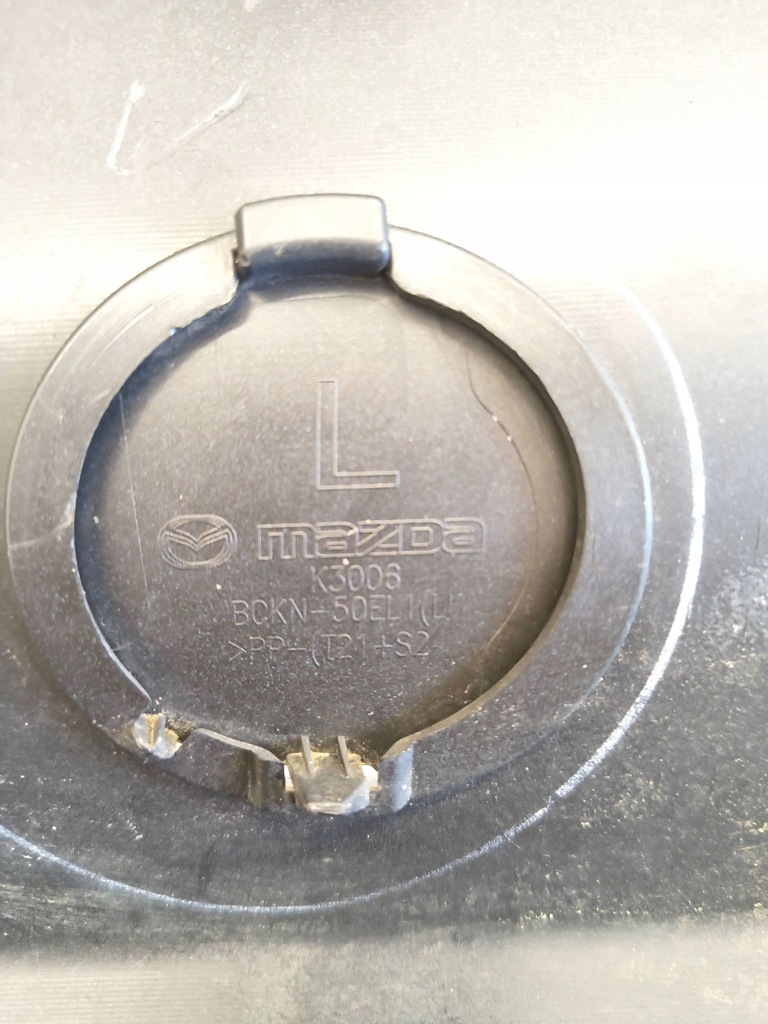 фото №9, Mazda 3 bp iv 4 19- hb диффузор спойлер накладка молдинг бампер задняя задний