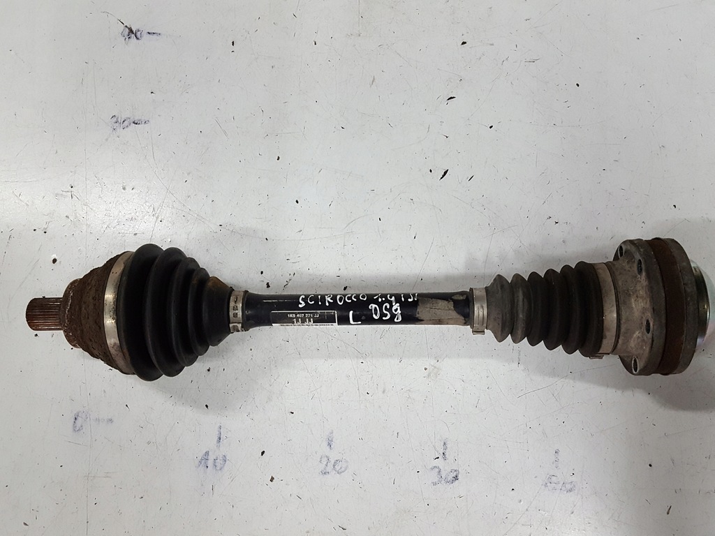 фото №1, Vw scirocco 08-14r 1.4 tsi привідний вал ліва dsg автоматична коробка передач