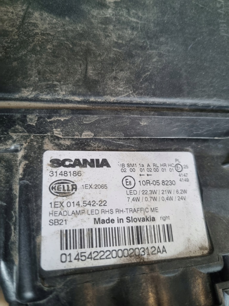 Scania s ntg r новый model фара full led правый  комплектная 3148186 с Разборки
