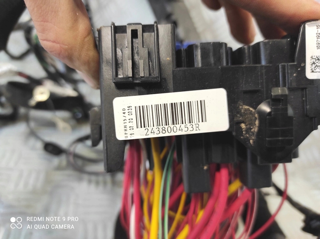 фото №11, Электропроводка жгут панели приборной панели renault grand scenic iv 4 243800453r