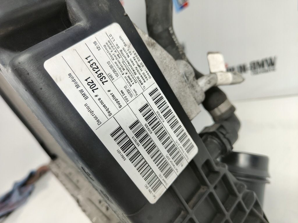 фото №6, Bmw x3 f25 35i n55 комплект набор радиатор автоматическая коробка передач