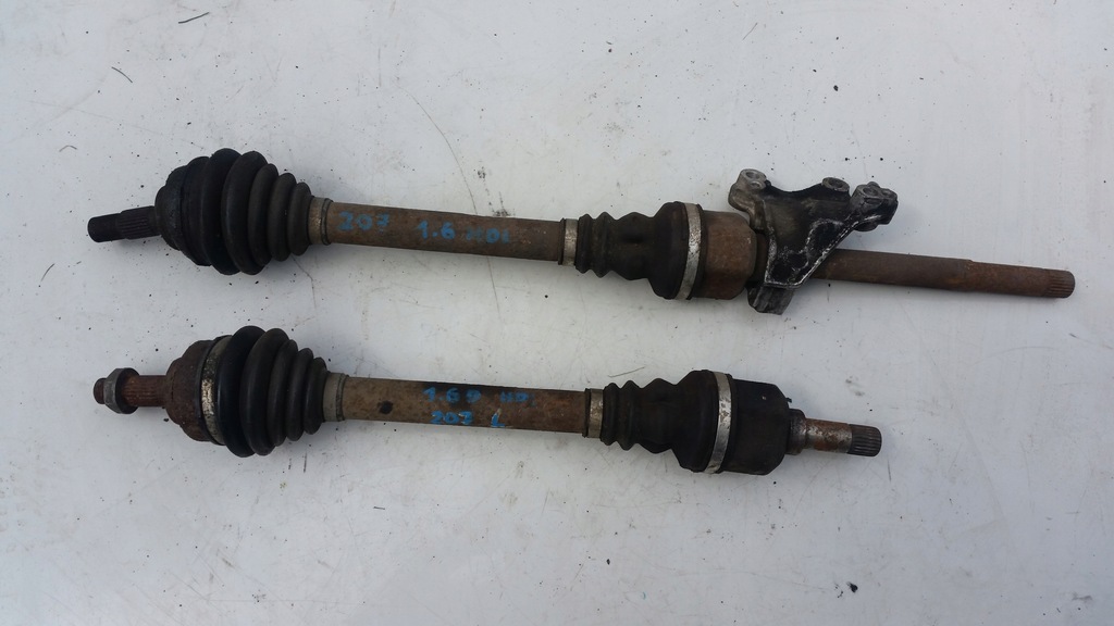 фото №1, Peugeot 207 1.6 hdi привідний вал ліва права